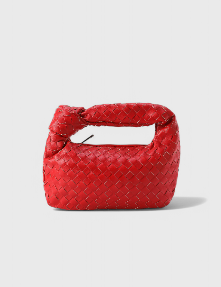 Sage Bolso Satchel Mini Woven