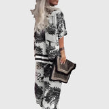 Aurora - Conjunto de Dos Piezas con Escote en V