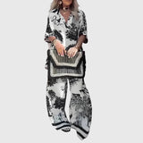 Aurora - Conjunto de Dos Piezas con Escote en V